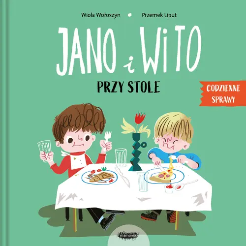 Okładka: Jano i Wito. Przy stole