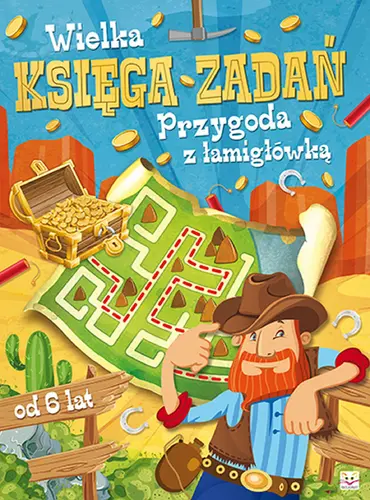 Okładka: Wielka księga zadań. Przygoda z łamigłówką