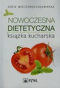 Okładka: Nowoczesna dietetyczna książka kucharska