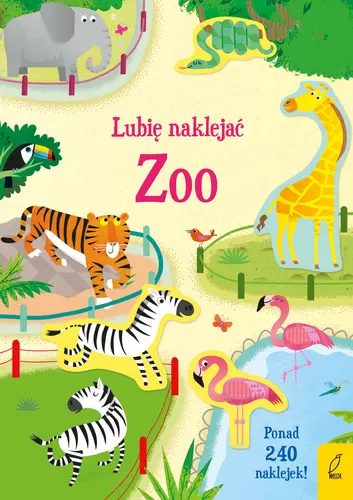 Okładka: Lubię naklejać. Zoo