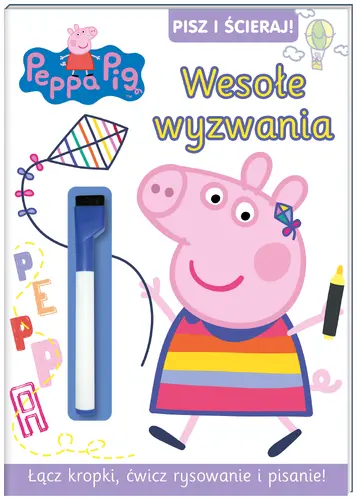 Okładka: Peppa Pig Pisz i ścieraj! Wesołe wyzwania