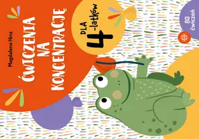 Okładka: Ćwiczenia na koncentrację dla 4-latków