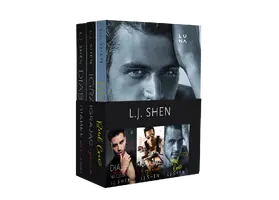 Okładka: Pakiet L.J. Shen: Diabeł ubiera się na czarno / Igrając z ogniem / Bad Cruz