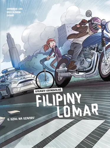 Okładka: Sprawy kryminalne Filipiny Lomar. Szał na szafiry. Tom 6