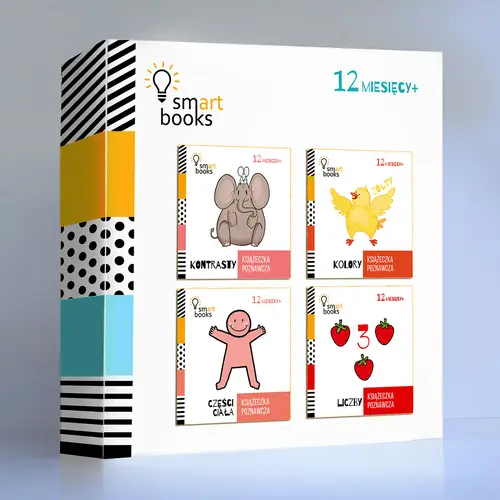 Okładka: Pakiet - Książeczki Poznawcze 12m+