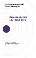Okładka: Korespondencja z lat 1952–1975