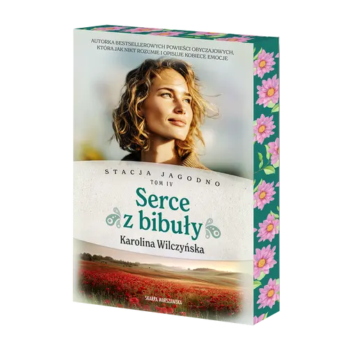 Okładka: Stacja Jagodno. Serce z bibuły (barwione brzegi)