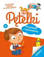 Okładka: Pętelki. Krzyżówki i wykreślanki