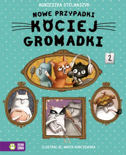 Okładka: Nowe przypadki kociej gromadki
