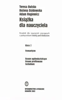 Okładka: Książka dla nauczyciela. Romantyzm