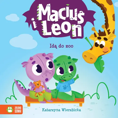 Okładka: Maciuś i Leon idą do zoo