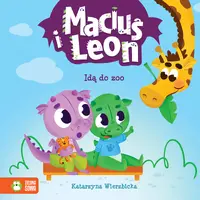 Okładka: Maciuś i Leon idą do zoo