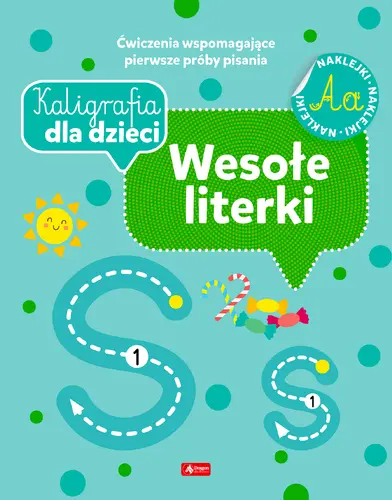 Okładka: Kaligrafia dla dzieci. Wesołe literki