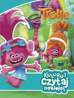 Okładka: Trolle. Koloruj, czytaj, naklejaj