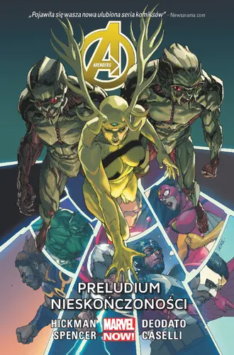 Okładka: Avengers –  Preludium nieskończoności, tom 3. Marvel Now