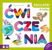 Okładka: Edulatki. Ćwiczenia 4-latka