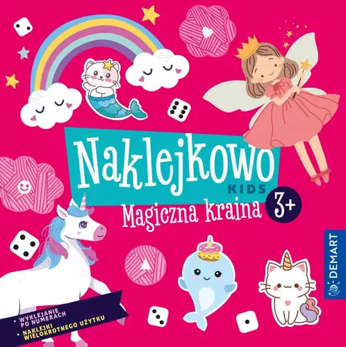 Okładka: Naklejkowo Kids 3+ Magiczna kraina