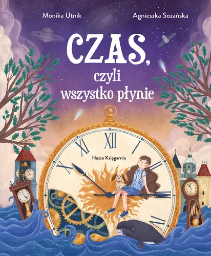 Okładka: Czas, czyli wszystko płynie