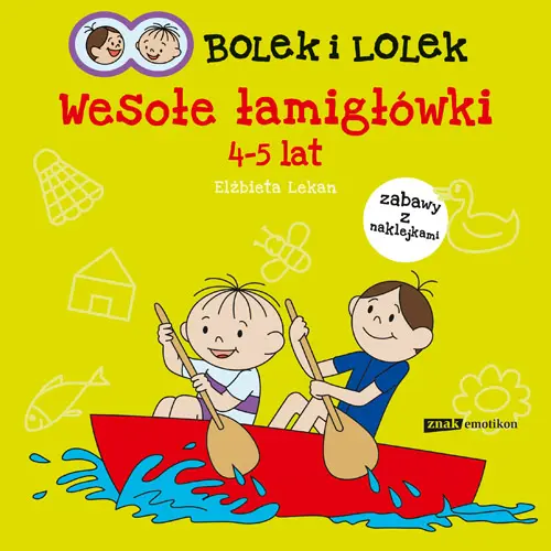 Okładka: Bolek i Lolek. Wesołe łamigłówki