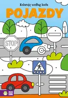 Okładka: Koloruję według kodu. Pojazdy