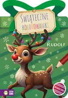 Okładka: Świąteczne kolorowanki. Rudolf