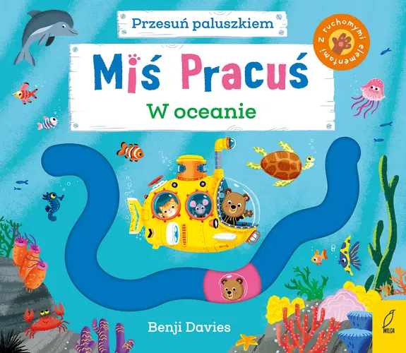 Okładka: Miś Pracuś. Przesuń paluszkiem. W oceanie