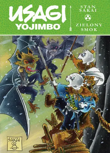 Okładka: Usagi Yojimbo. Tom 5. Zielony smok