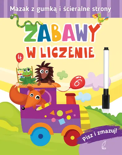 Okładka: Pisz i zmazuj. Zabawy w liczenie