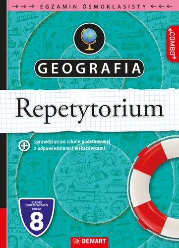 Okładka: Geografia. Repetytorium. Egzamin ósmoklasisty