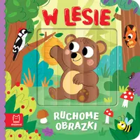 Okładka: Ruchome obrazki. W lesie