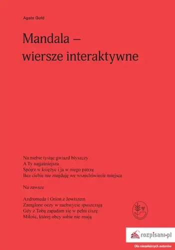 Okładka: Mandala – wiersze interaktywne