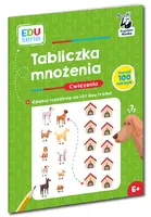 Okładka: EDUseria. Tabliczka mnożenia. Ćwiczenia. Kapitan Nauka