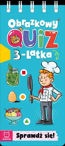 Okładka: Obrazkowy quiz 3-latka. Sprawdź się!