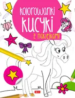 Okładka: Kucyki. Kolorowanka z naklejkami