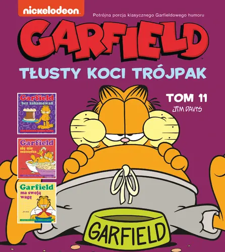 Okładka: Garfield. Tłusty koci trójpak. Tom 11
