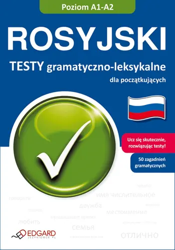 Okładka: Rosyjski Testy gramatyczno-leksykalne dla początkujących A1-A2
