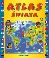 Okładka: Atlas świata z nalepkami