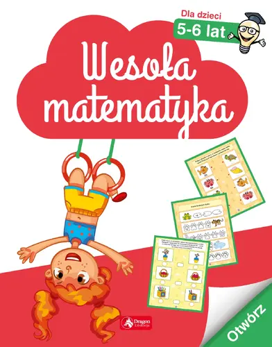 Okładka: Wesoła matematyka dla dzieci w wieku 5–6 lat