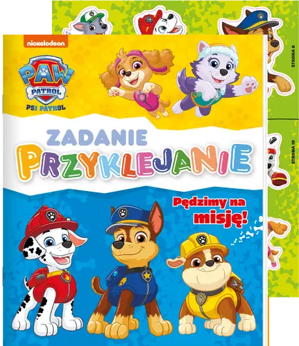 Okładka: Psi Patrol. Zadanie przyklejanie