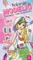 Okładka: Koloruję MODELKI. Szkicownik małej projektantki