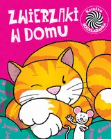 Okładka: Zwierzaki w domu. Ruchome obrazki