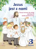 Okładka: Zeszyt ćwiczeń kl. III SP pt. "Jezus jest z nami" z płytą CD