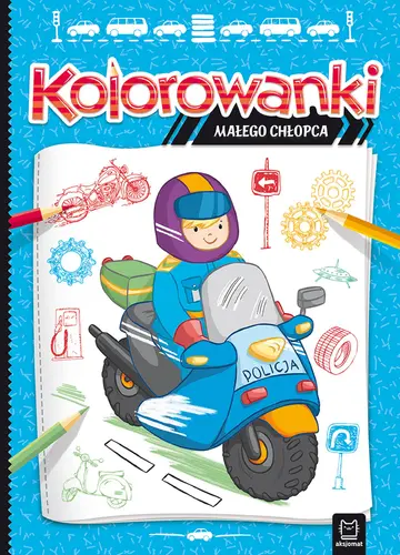 Okładka: Kolorowanki małego chłopca