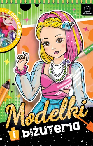 Okładka: Modelki i biżuteria. Z naklejkami