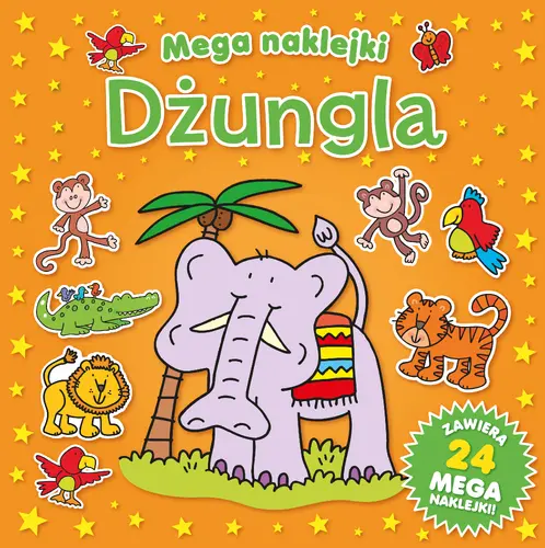 Okładka: DŻUNGLA - Mega Naklejki