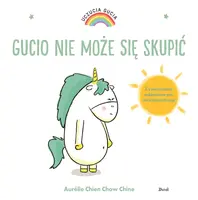 Okładka: Uczucia Gucia. Gucio nie może się skupić