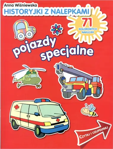 Okładka: Pojazdy specjalne. Historyjki z nalepkami
