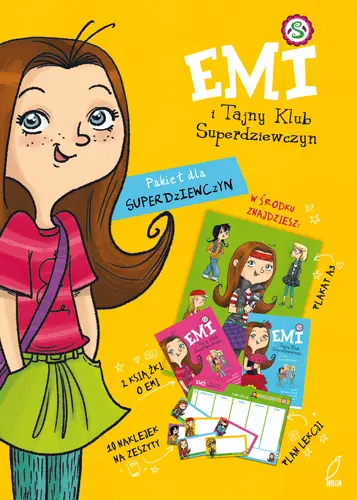 Okładka: Emi i Tajny Klub Superdziewczyn. Superteczka dla superdziewczyny
