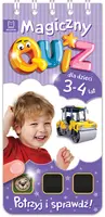 Okładka: Magiczny quiz dla dzieci 3-4 lata. Fioletowy