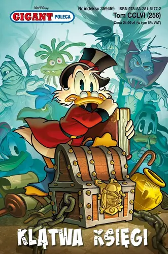Okładka: Gigant Poleca. Klątwa księgi. Tom 7/2024